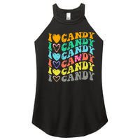 I Love Candy Halloween Party Cute Trick Or Treat Candyland Women's Perfect Tri Rocker Tank