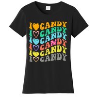 I Love Candy Halloween Party Cute Trick Or Treat Candyland Women's T-Shirt