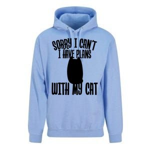 I Love Cats Sorry I Can't I Have Plans With My Cat Gift Unisex Surf Hoodie