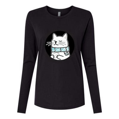 I Like Cats And Hockey And Maybe 3 People 2023 Gift Womens Cotton Relaxed Long Sleeve T-Shirt