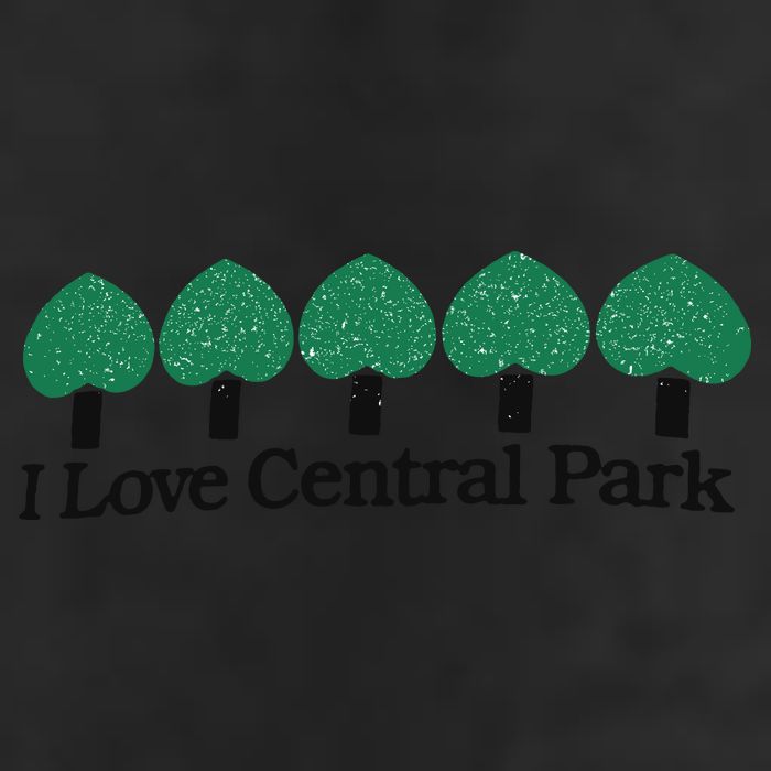 I Love Central Park 7 Panel Mesh Trucker Snapback Hat