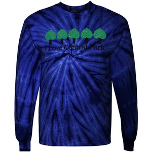 I Love Central Park Tie-Dye Long Sleeve Shirt