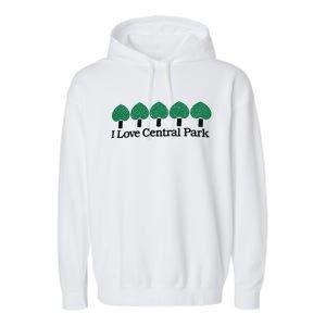 I Love Central Park Garment-Dyed Fleece Hoodie