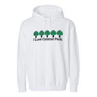 I Love Central Park Garment-Dyed Fleece Hoodie