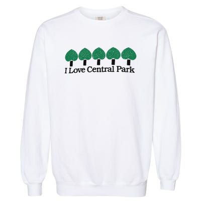 I Love Central Park Garment-Dyed Sweatshirt