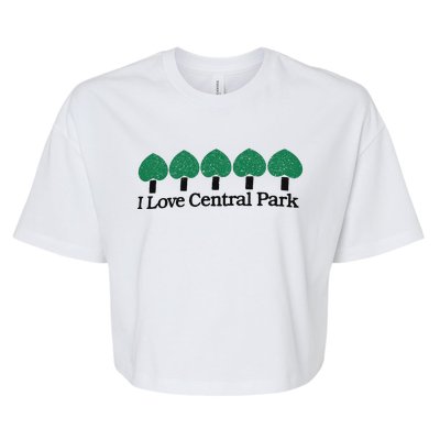 I Love Central Park Bella+Canvas Jersey Crop Tee