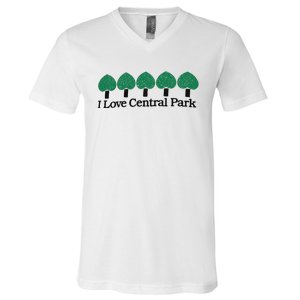 I Love Central Park V-Neck T-Shirt