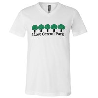 I Love Central Park V-Neck T-Shirt