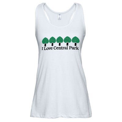 I Love Central Park Ladies Essential Flowy Tank