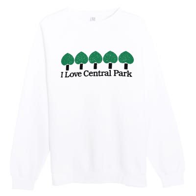 I Love Central Park Premium Crewneck Sweatshirt