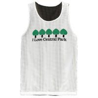 I Love Central Park Mesh Reversible Basketball Jersey Tank