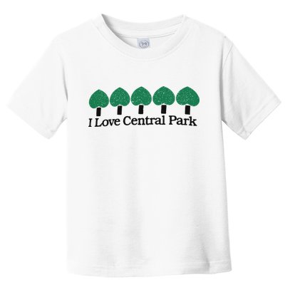 I Love Central Park Toddler T-Shirt