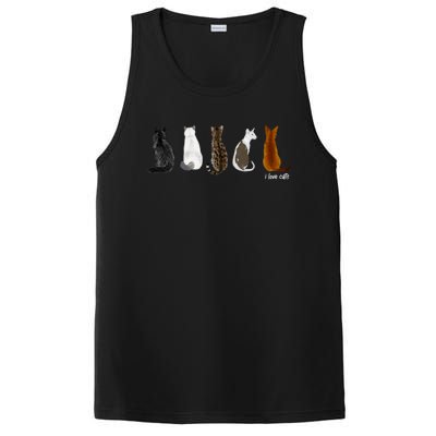 I Love Cats For Cat Lovers Cute Gift PosiCharge Competitor Tank