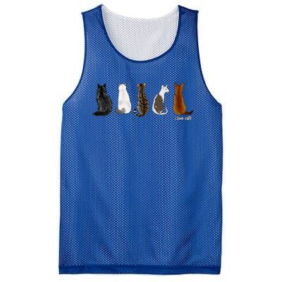 I Love Cats For Cat Lovers Cute Gift Mesh Reversible Basketball Jersey Tank