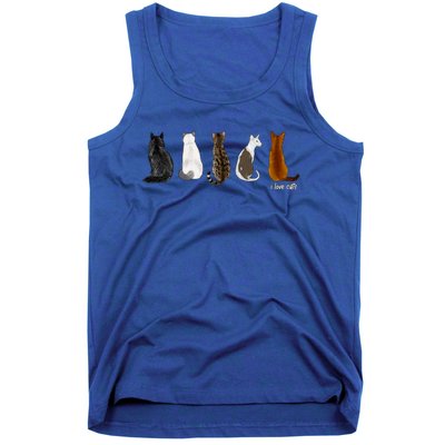 I Love Cats For Cat Lovers Cute Gift Tank Top