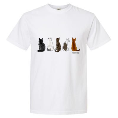 I Love Cats For Cat Lovers Cute Gift Garment-Dyed Heavyweight T-Shirt