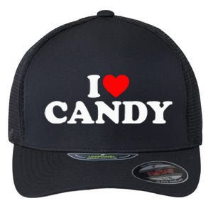 I Love Candy Flexfit Unipanel Trucker Cap