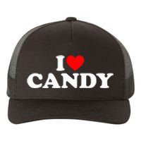 I Love Candy Yupoong Adult 5-Panel Trucker Hat