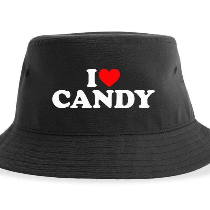 I Love Candy Sustainable Bucket Hat