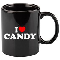 I Love Candy 11oz C Handle Ceramic Mug