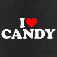 I Love Candy 11oz C Handle Ceramic Mug
