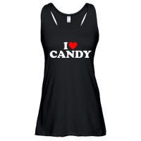 I Love Candy Ladies Essential Flowy Tank