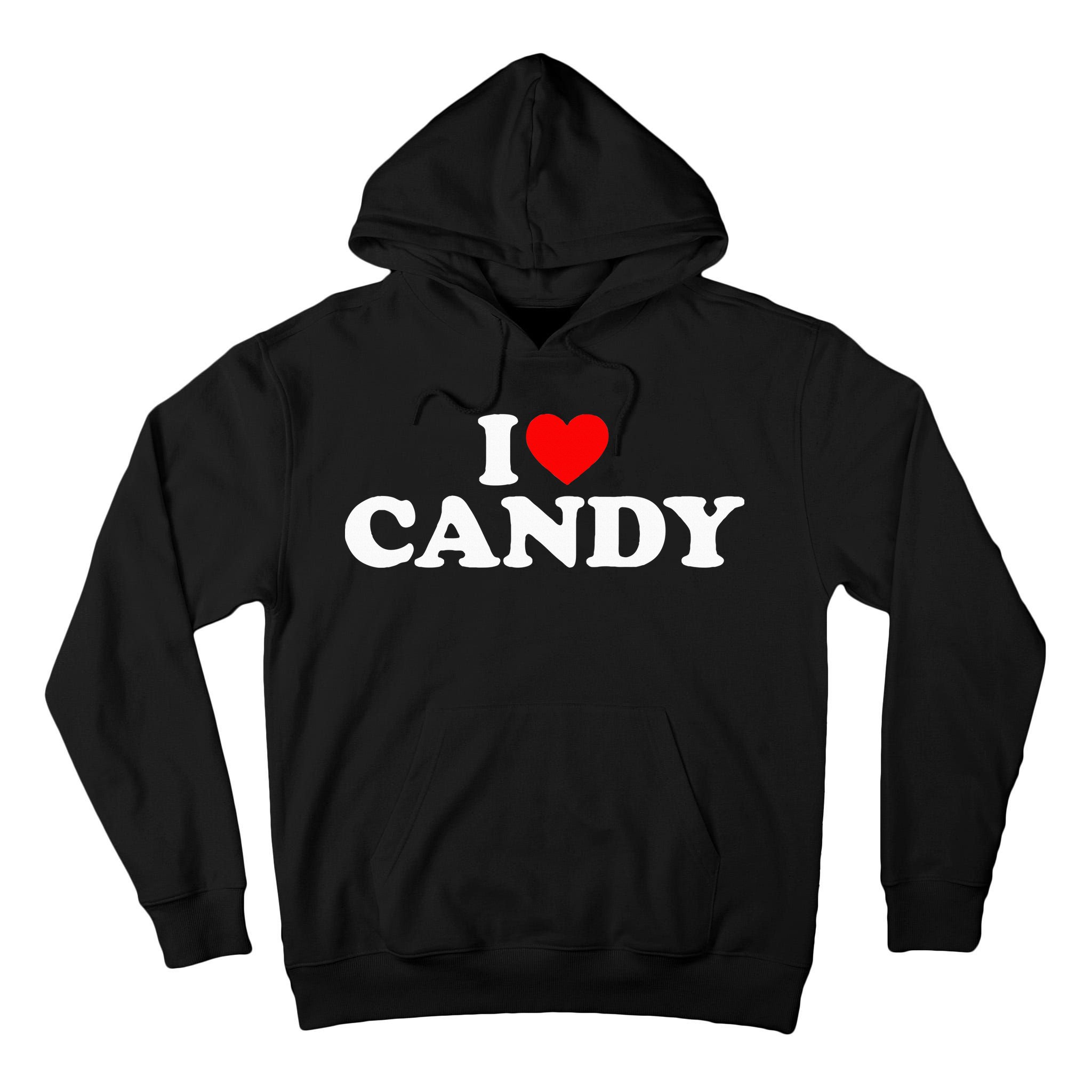 I Love Candy Tall Hoodie