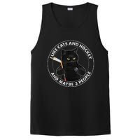 I Like Cats And Hockey And Maybe 3 People Funny Cats PosiCharge Competitor Tank