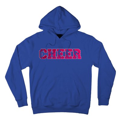 I Love Cheer Cool Cheerleader Silhouettes Cool Gift Hoodie