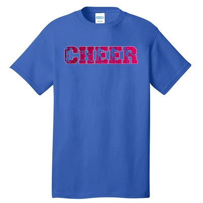 I Love Cheer Cool Cheerleader Silhouettes Cool Gift Tall T-Shirt