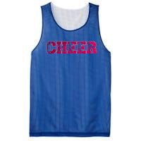 I Love Cheer Cool Cheerleader Silhouettes Cool Gift Mesh Reversible Basketball Jersey Tank