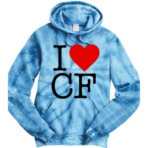 I Love Charlotte Folk Tie Dye Hoodie