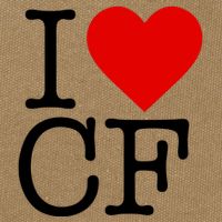 I Love Charlotte Folk Cotton Canvas Backpack