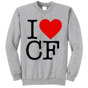 I Love Charlotte Folk Tall Sweatshirt