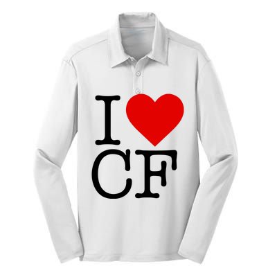 I Love Charlotte Folk Silk Touch Performance Long Sleeve Polo