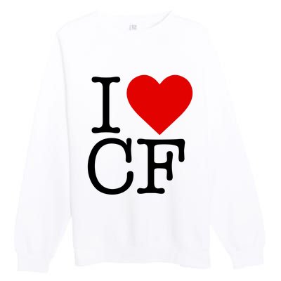 I Love Charlotte Folk Premium Crewneck Sweatshirt