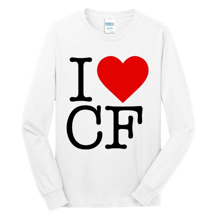 I Love Charlotte Folk Tall Long Sleeve T-Shirt