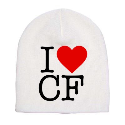I Love Charlotte Folk Short Acrylic Beanie