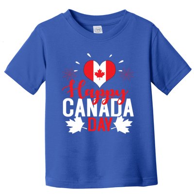 I Love Canada Happy Canada Day Gift Toddler T-Shirt