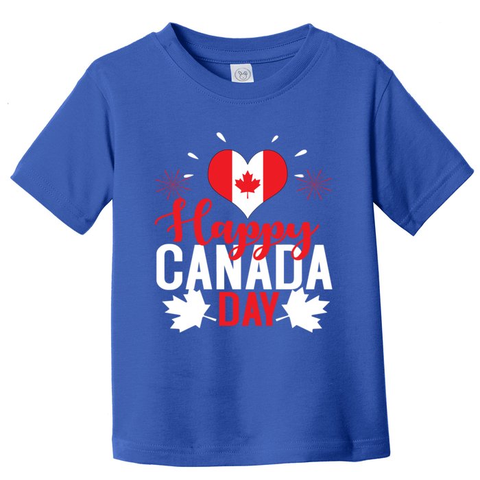 I Love Canada Happy Canada Day Gift Toddler T-Shirt