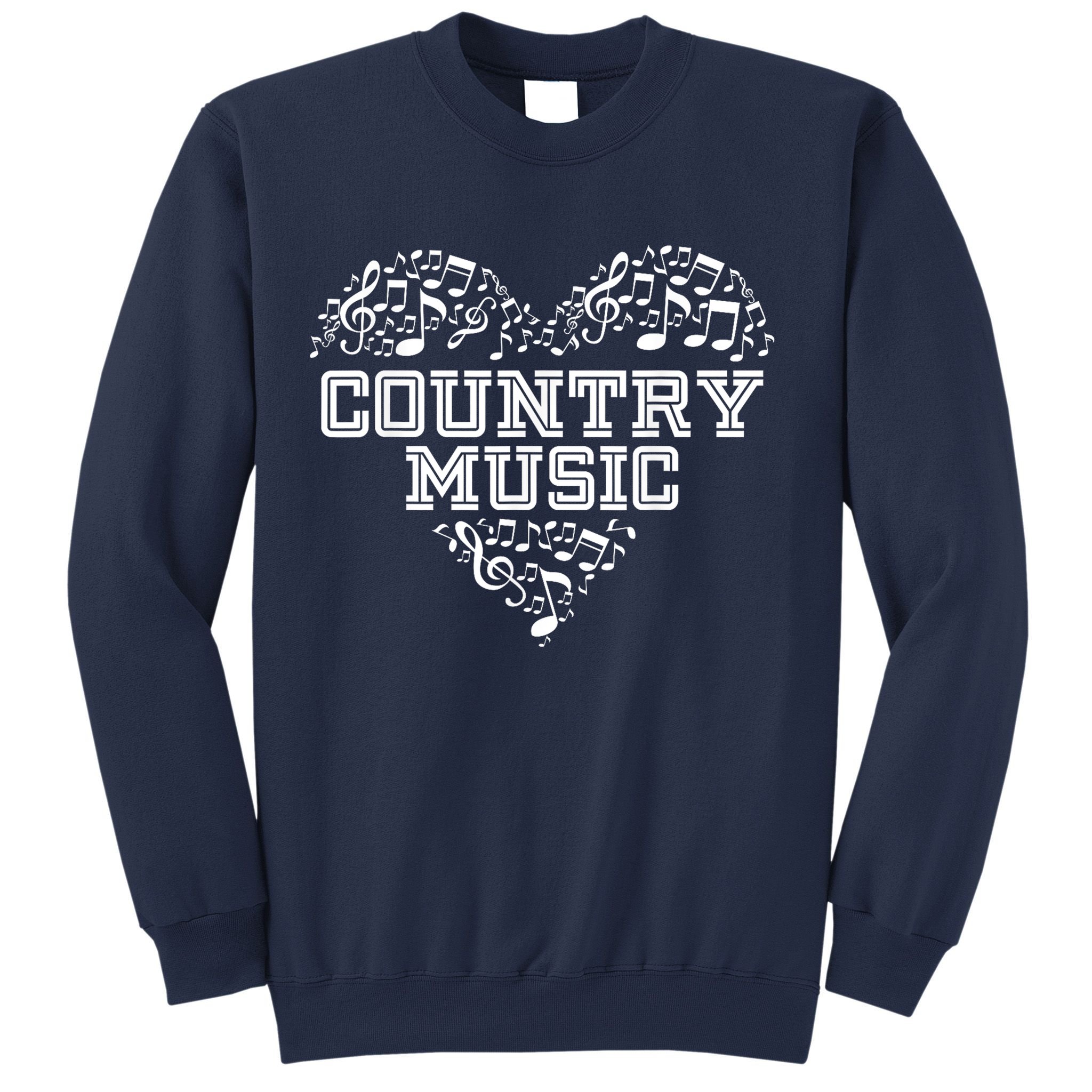 I Love Country Design Country Music Lover  Sweatshirt
