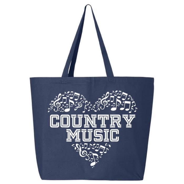 I Love Country Design Country Music Lover  25L Jumbo Tote