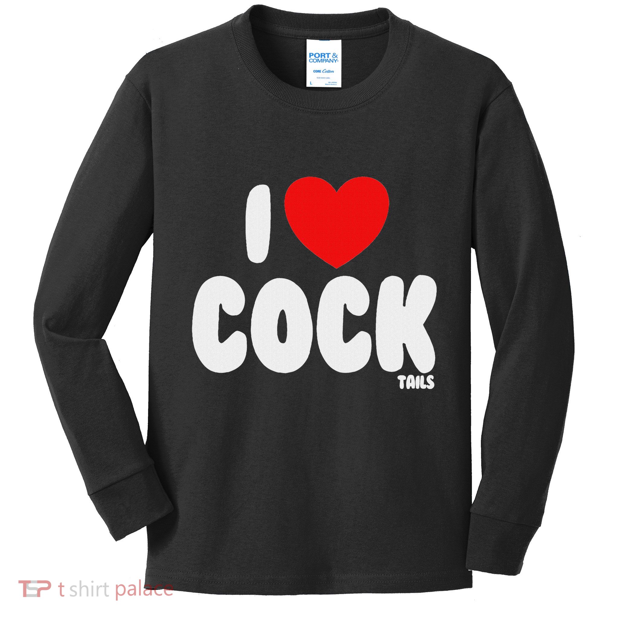 I Love Cocktails Raunchy Funny Embarrassing Kids Long Sleeve Shirt