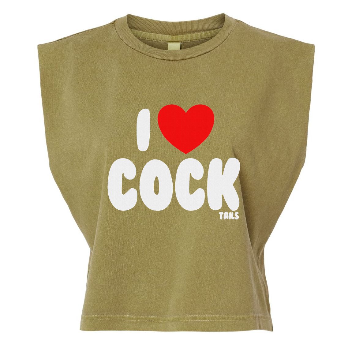 I Love Cocktails Raunchy Funny Embarrassing Garment-Dyed Women's Muscle Tee