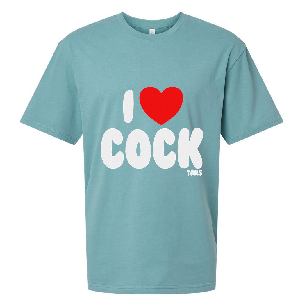I Love Cocktails Raunchy Funny Embarrassing Sueded Cloud Jersey T-Shirt