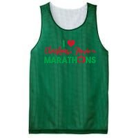 I Love Christmas Movies Marathons Mesh Reversible Basketball Jersey Tank