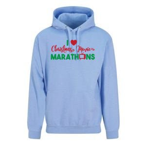 I Love Christmas Movies Marathons Unisex Surf Hoodie