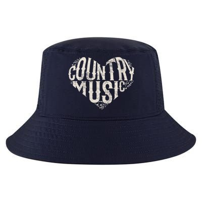 I Love Country Design Country Music Lover Gift Idea Cool Comfort Performance Bucket Hat