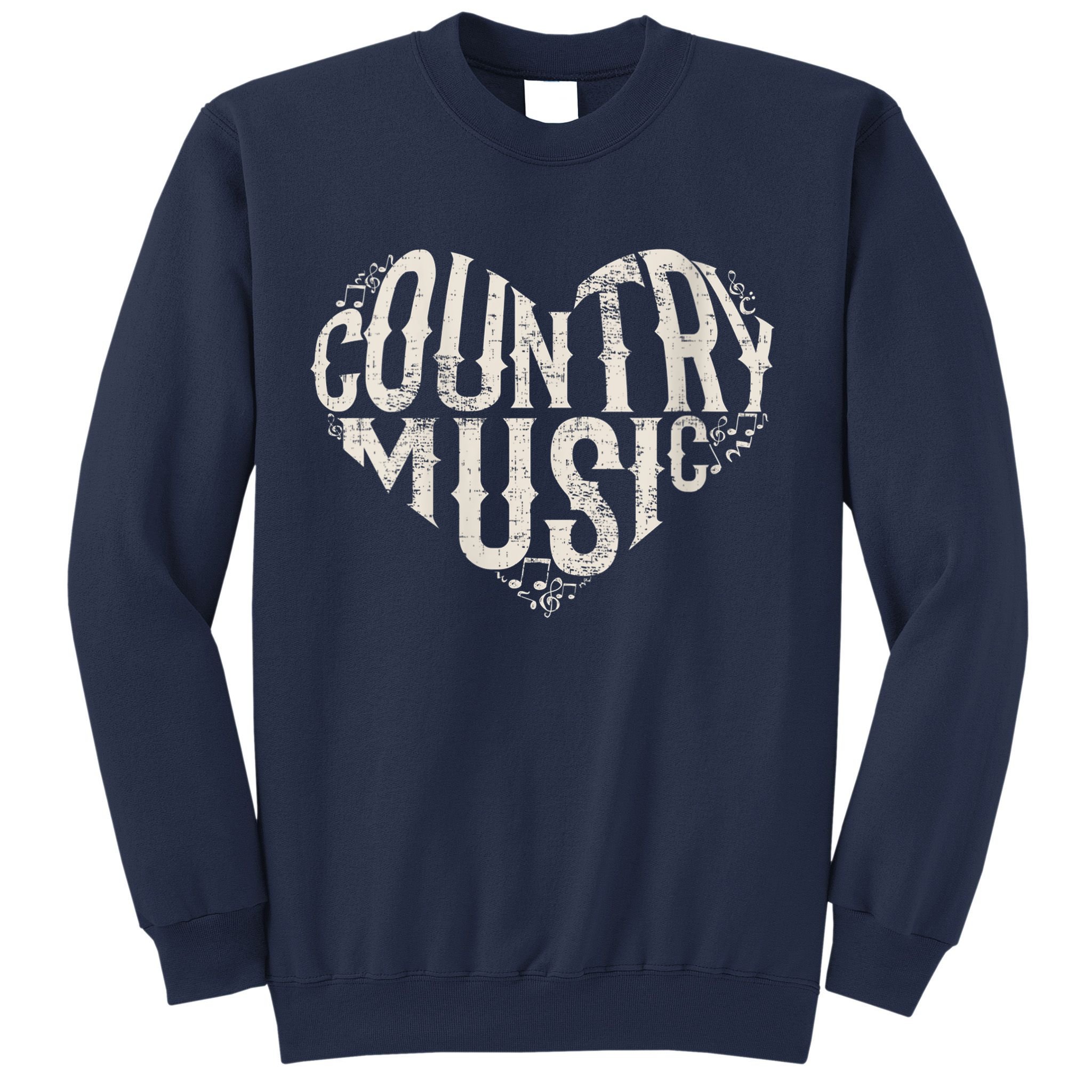 I Love Country Design Country Music Lover Gift Idea Sweatshirt