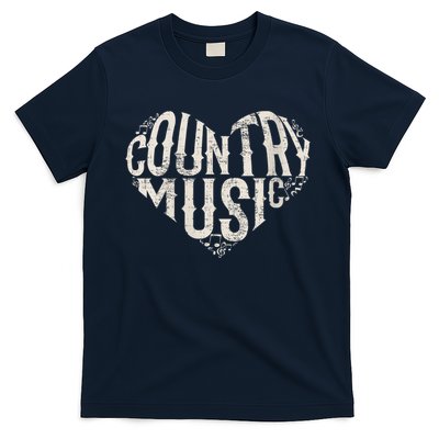I Love Country Design Country Music Lover Gift Idea T-Shirt